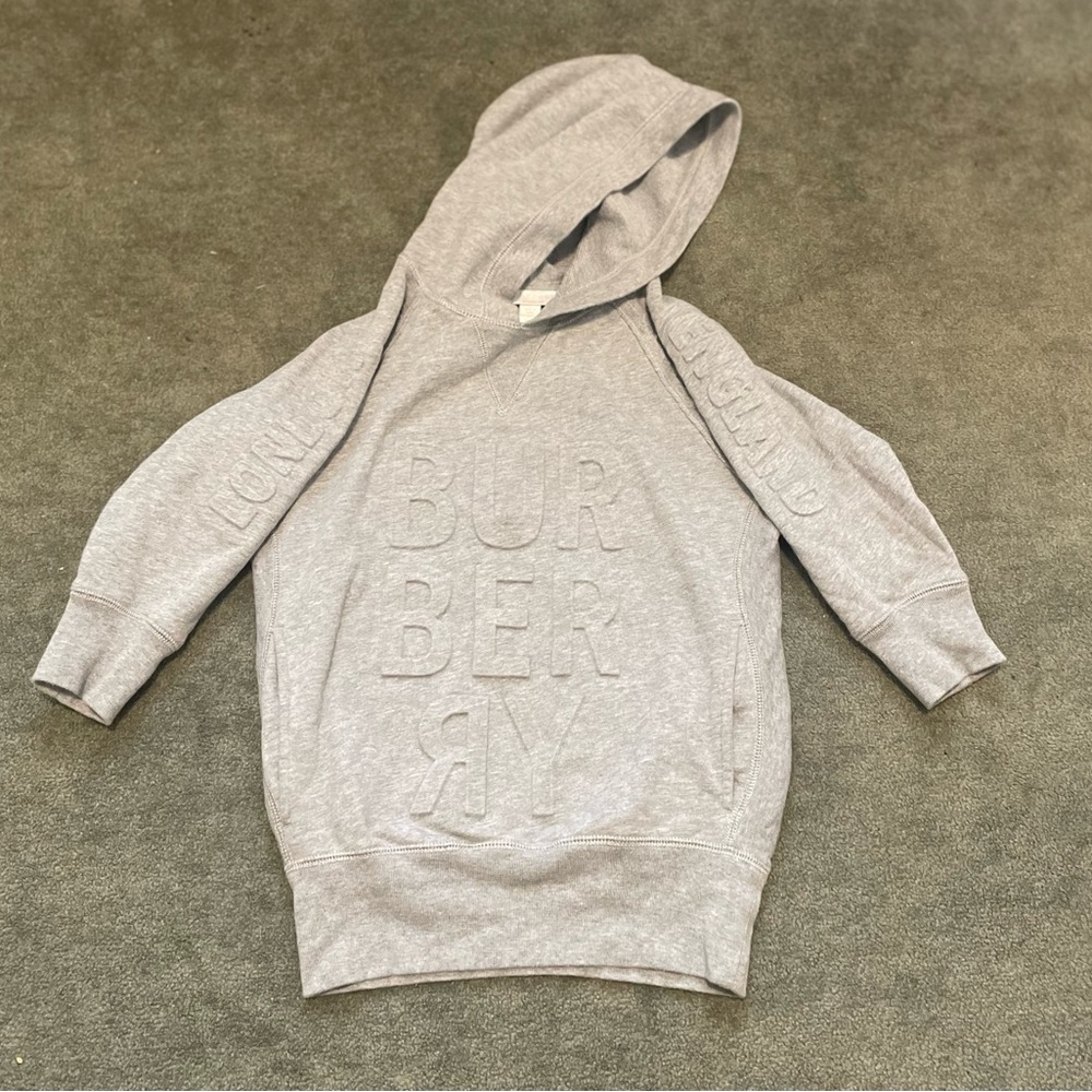 Gently Used Girls Burberry Sweatshirt Dress